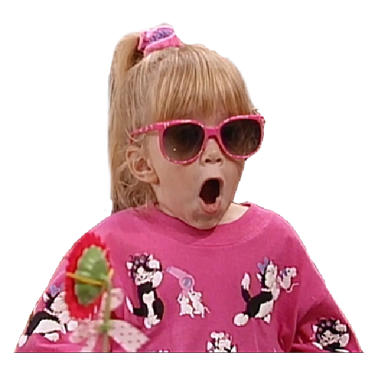 Michelle Tanner Surprised kid energy
