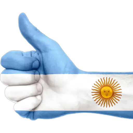 Argentinian thumbs up