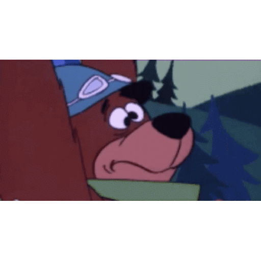 Sneaky bear peek