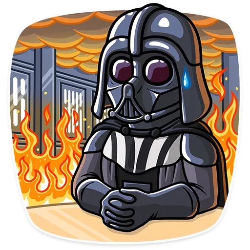 Darth Vader in chaos