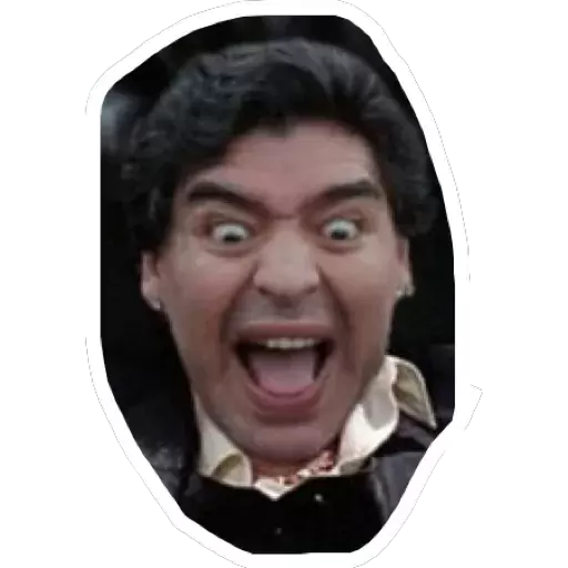 Excited Maradona