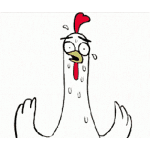 Sweaty chicken panic