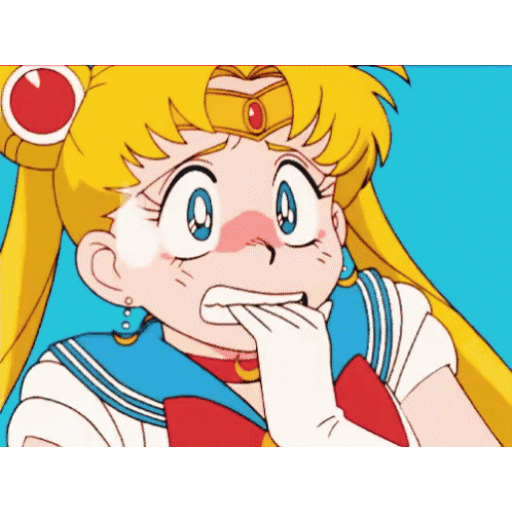 Blushing Sailor Moon