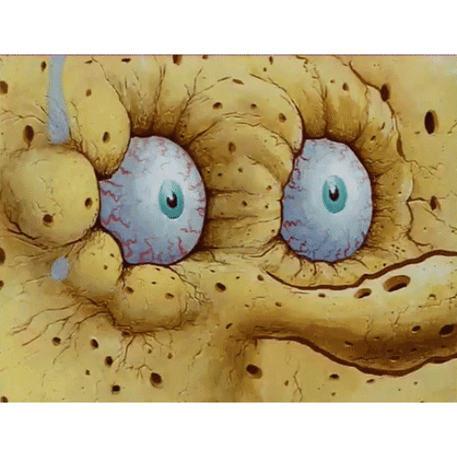 Spongebob panic eyes