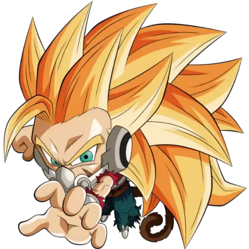 Gotenks Super Saiyan Power-Up