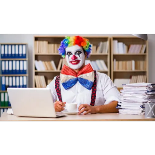 Office clown vibes