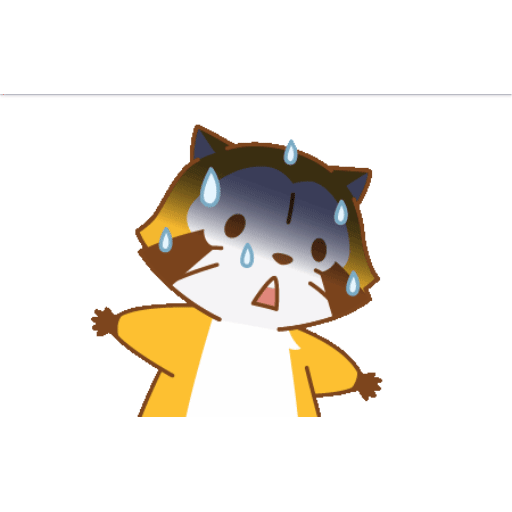 Nervous raccoon