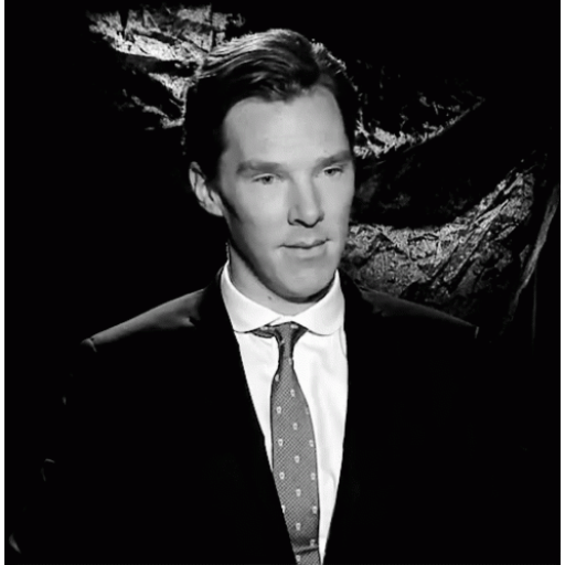 Benedict Cumberbatch stoic