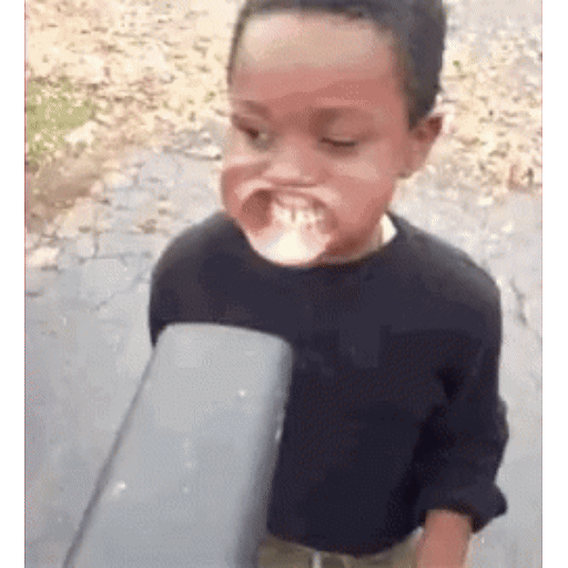 Blown away kid