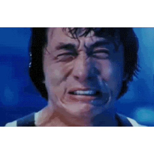 Jackie Chan Epic crying moment