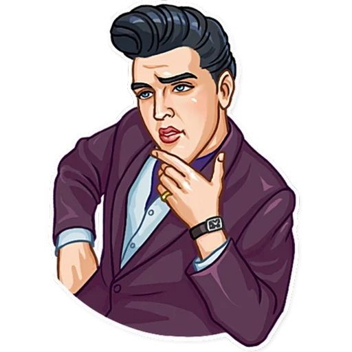Elvis pondering