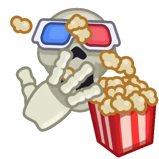 Skeleton movie night