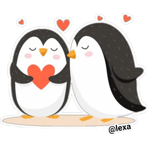 Penguin love vibes