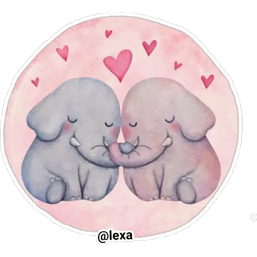 Elephant love