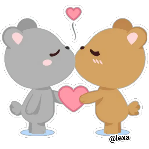 Bear couple in love #2