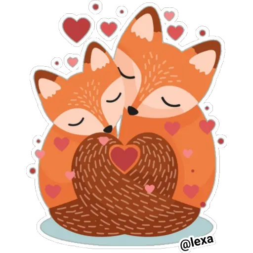 Fox cuddle time