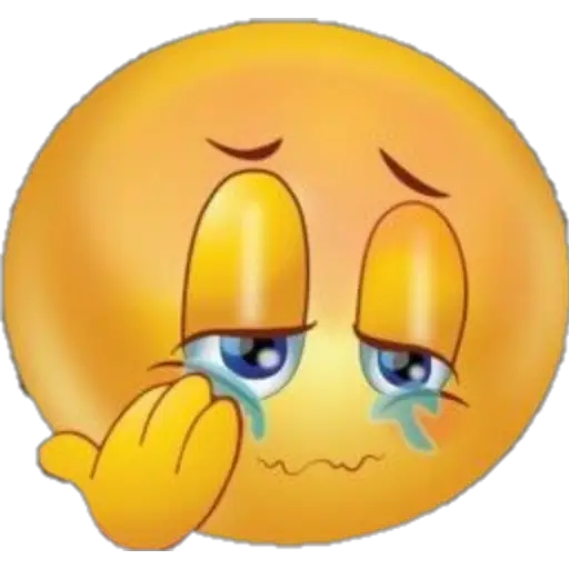 Tearful emoji