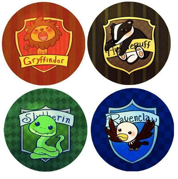 Hogwarts House Crests