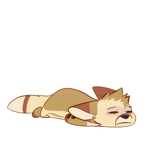 Tired puppy