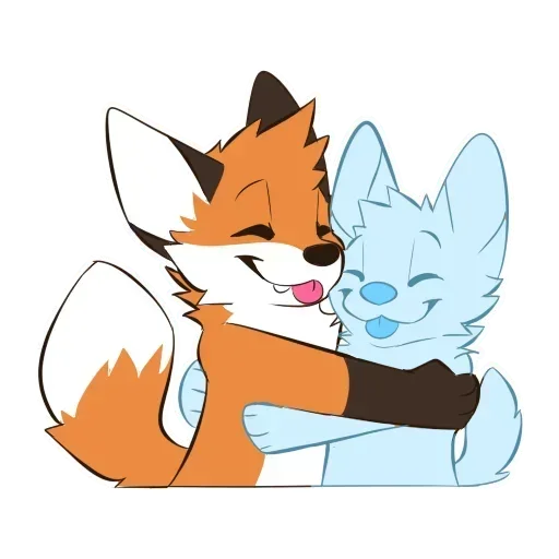 Fox Friends Hug