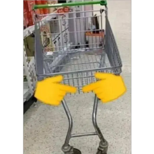 Pointing Shopping Cart Confusion