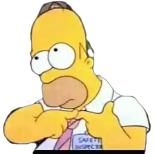 Homer Simpson Feeling Awkward
