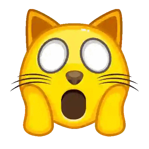 Shocked Cat Emoji