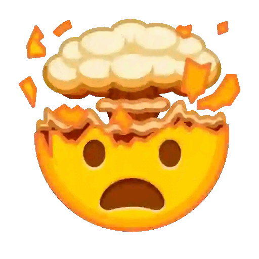 Mind blown emoji