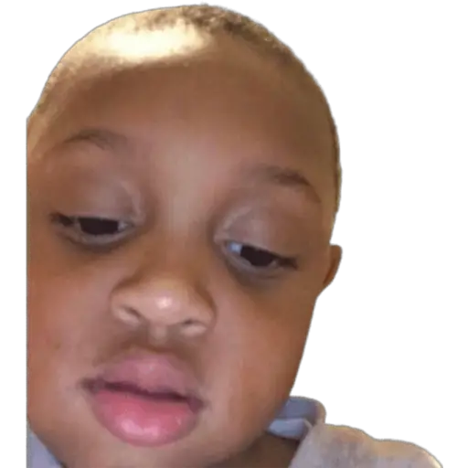 Kid looking down