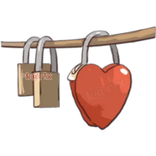 Heart Lock Love