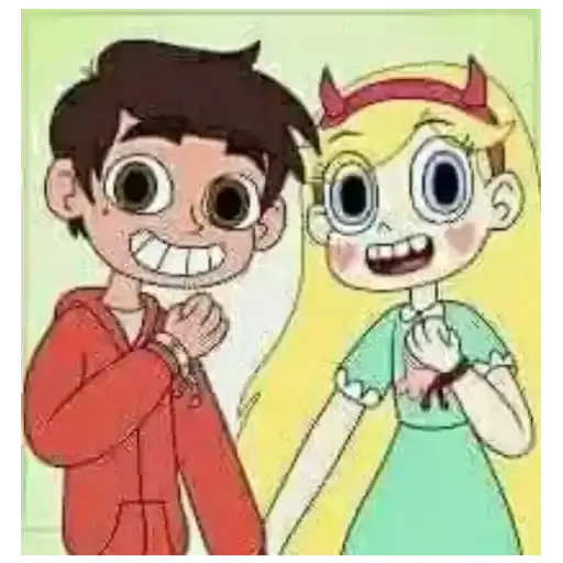 Excited Duo from Star vs. The Forces of Evil