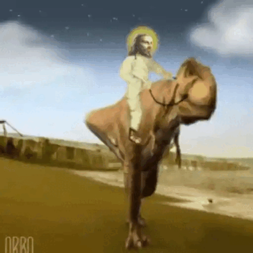 Jesus Riding a Camel