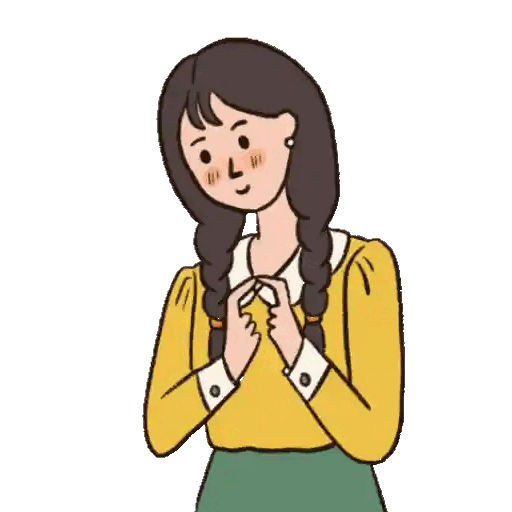 Shy girl moment