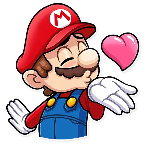 Sending love with a kiss