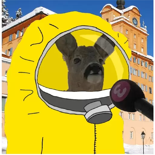 Deer in a Hazmat Suit