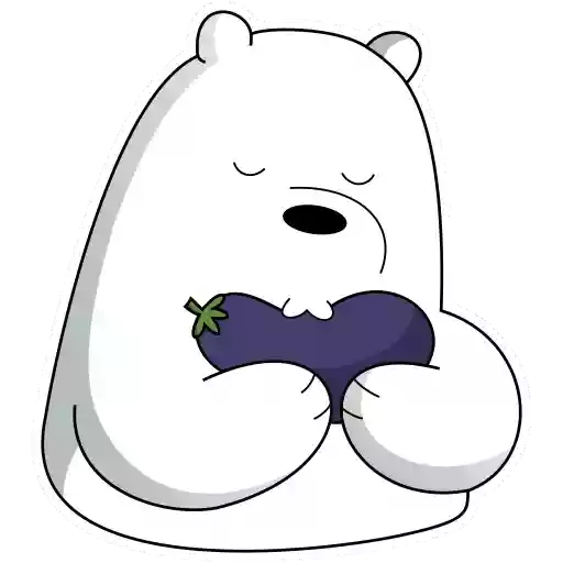 Bear hugging an eggplant