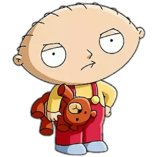 Stewie's unimpressed look