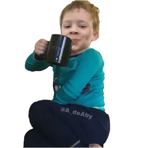 Sipping tea like nothing's wrong