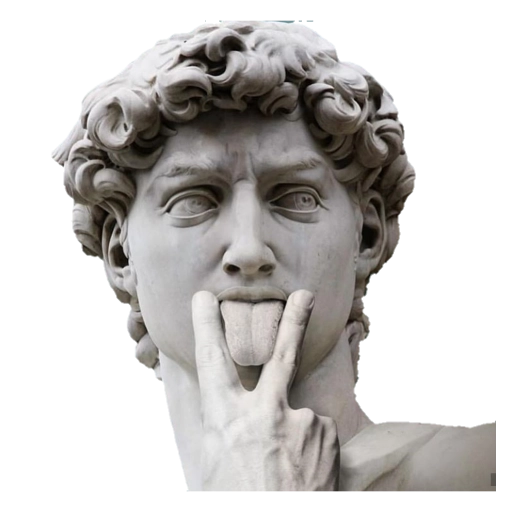 Playful David Statue