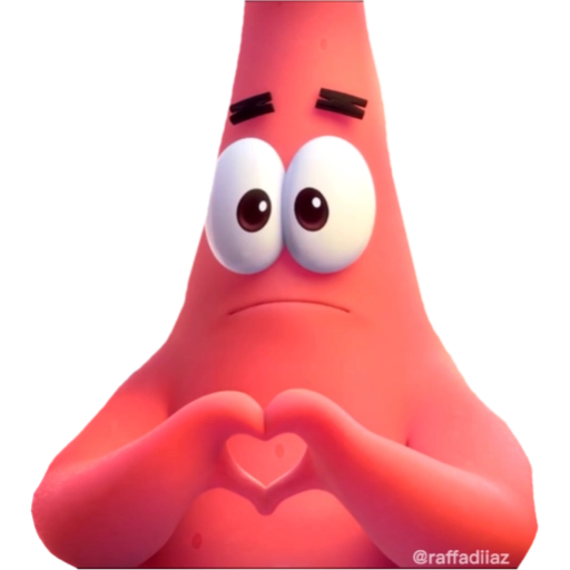 Heartfelt gesture from pink sea creature