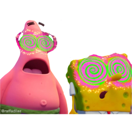 Trippy Sponge and Patrick