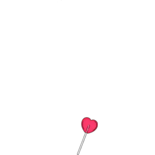 Love you with a lollipop heart