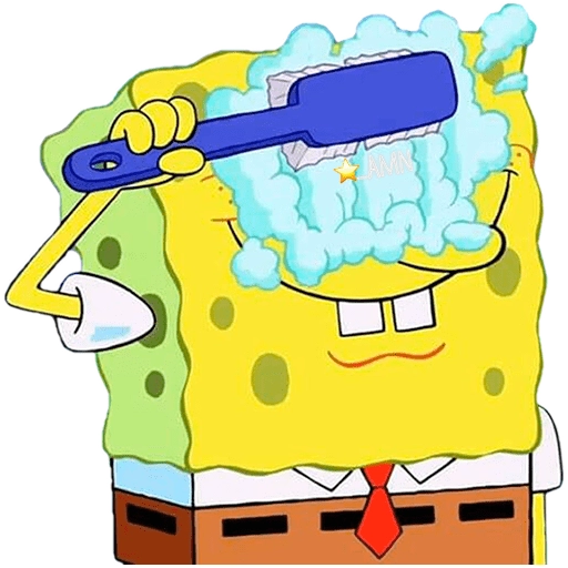 SpongeBob Brush Face