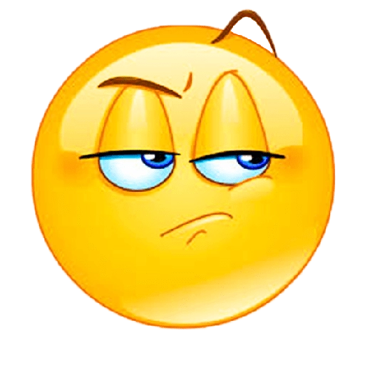 Skeptical Smiley Face