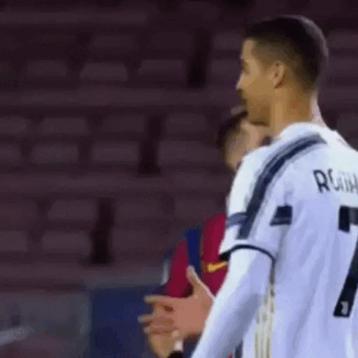 Messi and Ronaldo Hugging