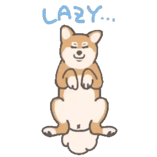 Lazy Shiba Chilling