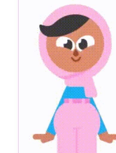 Animated Wink Girl