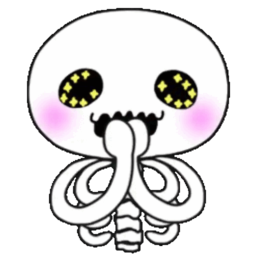 Cute Blushing Skeleton