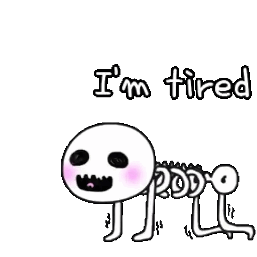 Exhausted Skeleton