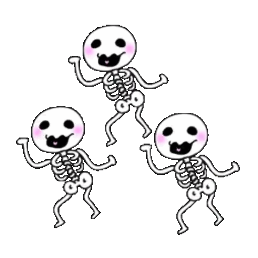Dancing Skeleton Trio